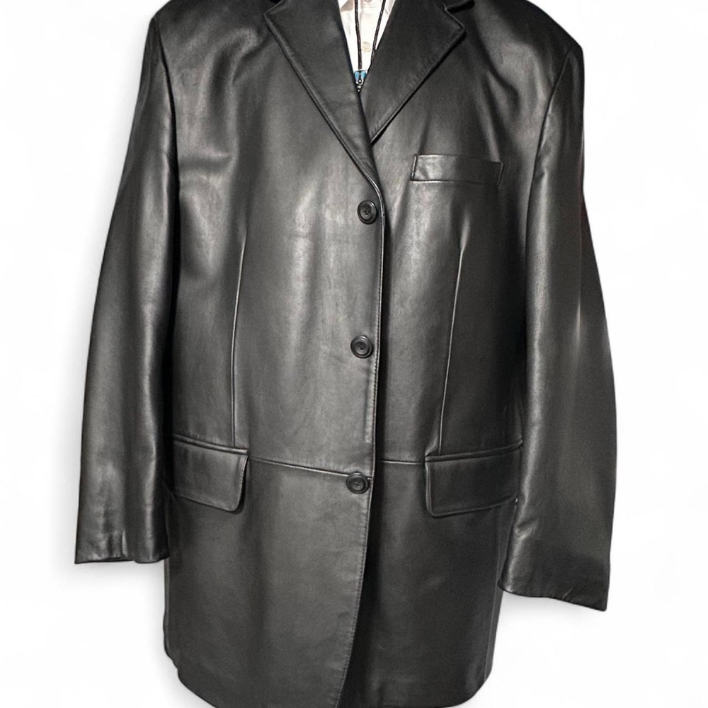 Stafford Black Leather Jacket
